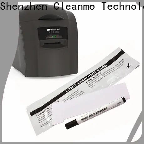 Cleanmo durable AlphaCard long T Cleaning Cards wholesale for AlphaCard PRO 100 Printer
