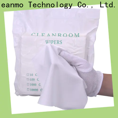 Cleanmo 30% nylon microfiber wipe wholesale for chamber cleaning