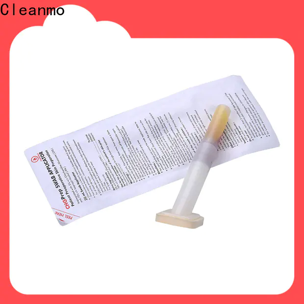 Cleanmo comfortable surgical CHG applicator factory for surgical site cleansing after suturing