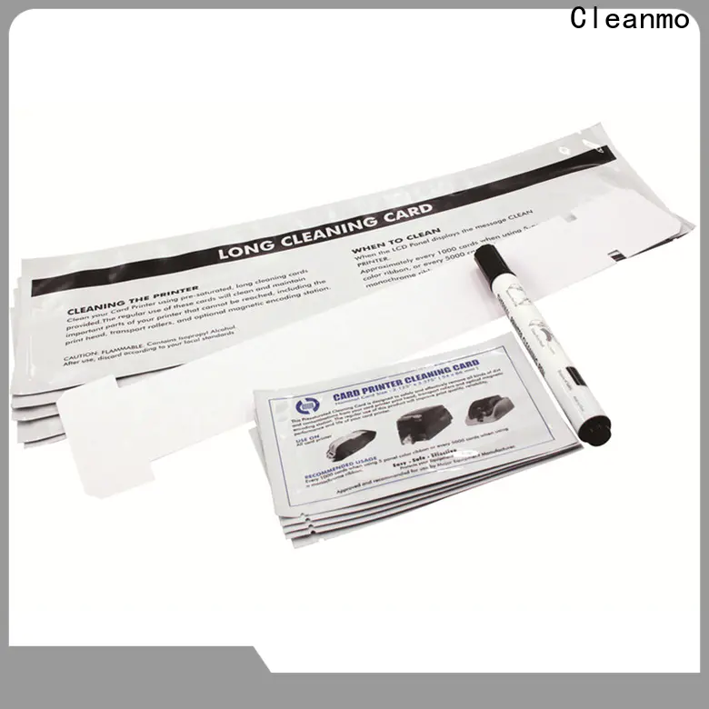 Cleanmo Bulk buy OEM CR80 Cleaning Cards wholesale for Javelin J330i printers
