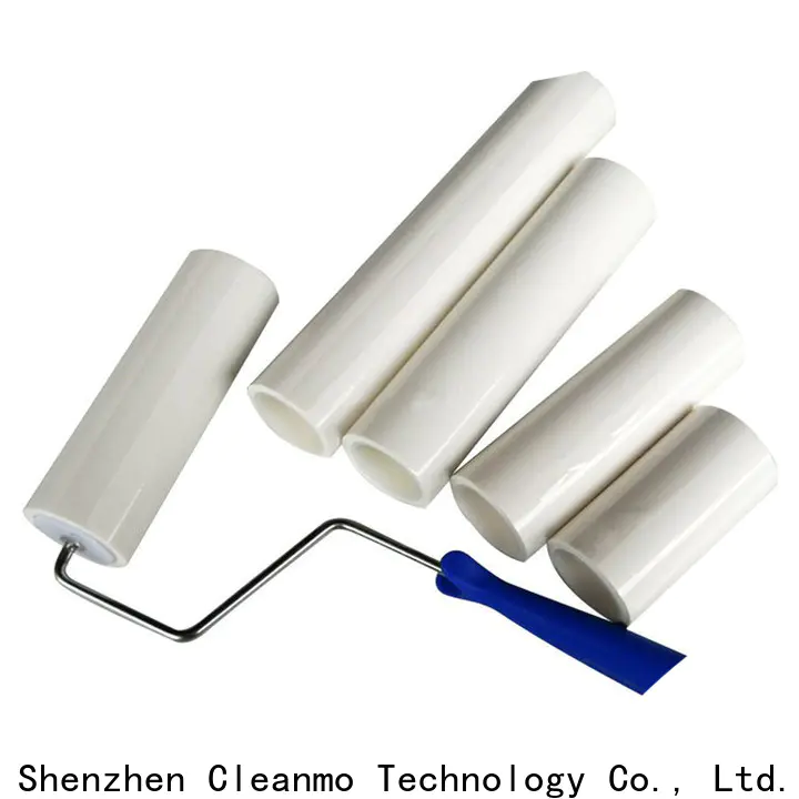 Cleanmo clear protective film tacky roller supplier for ground