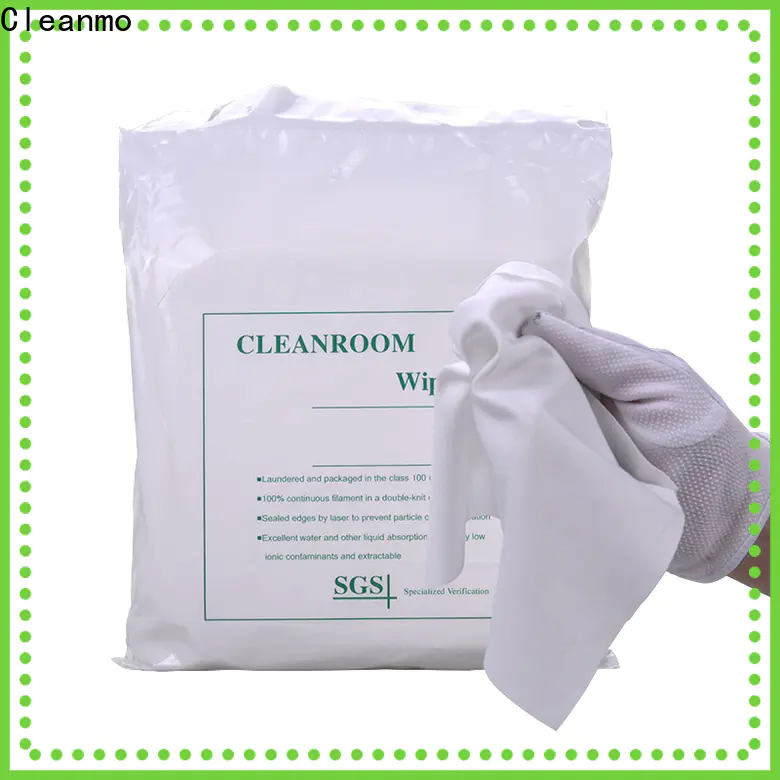 Custom best polyester wipes non-abrasive texture manufacturer for medical device products