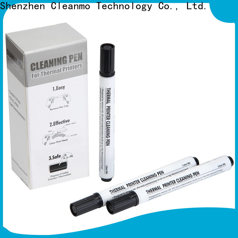 Cleanmo white printer cleaning pen factory price for ID Card Printer Head