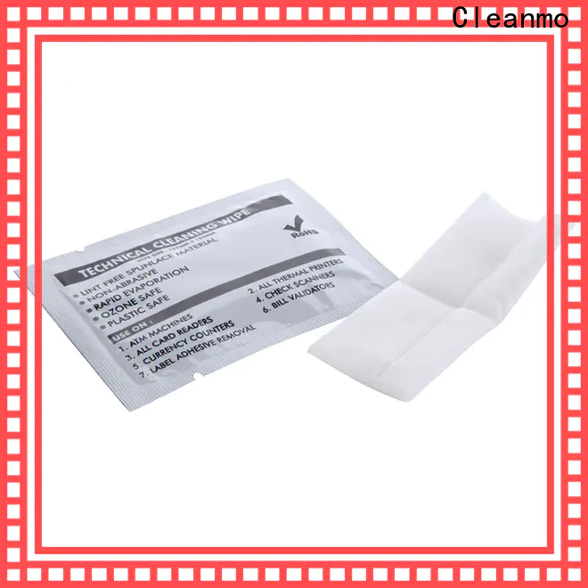 Cleanmo ODM best printer cleaning wipes wholesale for ATM/POS Terminals