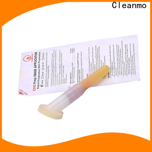 Cleanmo Custom best Medical Sterilized applicator supplier for surgical site cleansing after suturing
