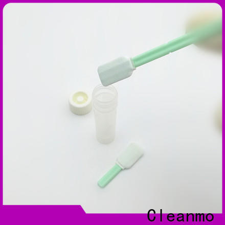 Cleanmo Double layered head sterile q tips factory price for the analysis of rinse water samples