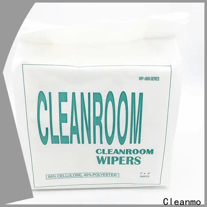 Cleanmo 55% cellulose industrial cleaning wipes manufacturer for medical device products