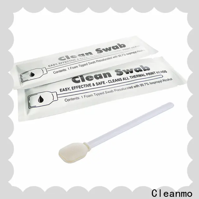 Cleanmo Aluminum Foil printhead cleaning swabs supplier for ATM/POS Terminals