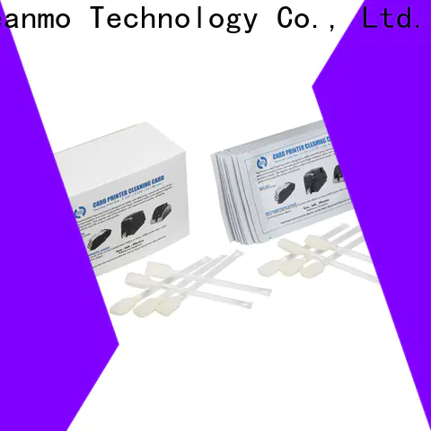 Cleanmo Aluminum foil packing zebra printer cleaning supplier for ID card printers