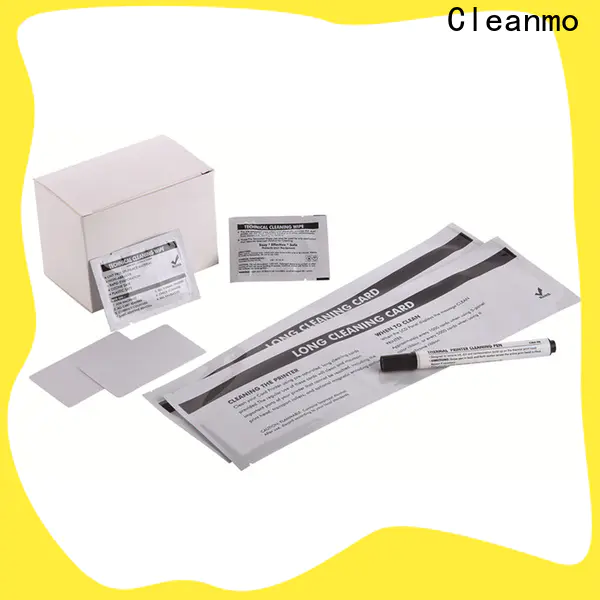 Cleanmo Aluminum Foil Evolis Cleaning cards manufacturer for Cleaning Printhead