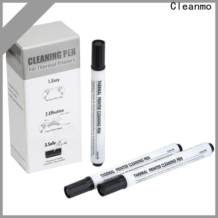 Cleanmo white thermal head cleaning pen factory price for ID Card Printer Head