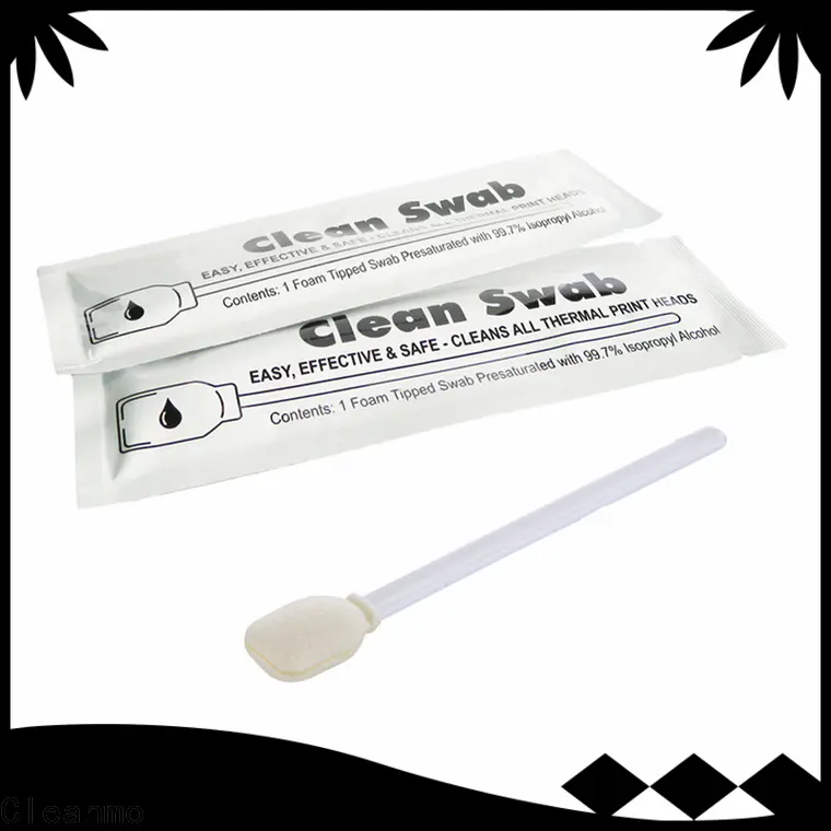 Cleanmo Sponge isopropyl alcohol Snap swabs supplier for Card Readers