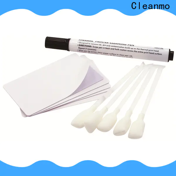 Cleanmo T shape cleaning thermal printer head manufacturer for Zebra P120i printer