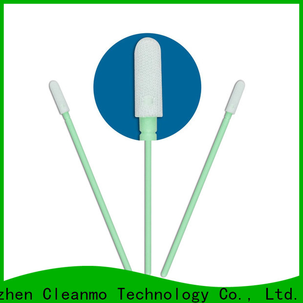 Cleanmo double layers of microfiber fabric Disposable Microfiber Swabs wholesale for Micro-mechanical cleaning