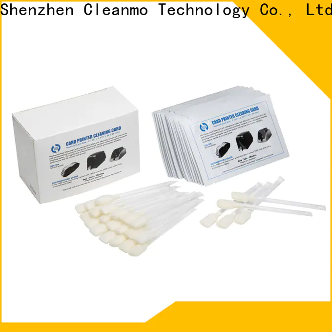 Cleanmo OEM zebra cleaners supplier for ID card printers