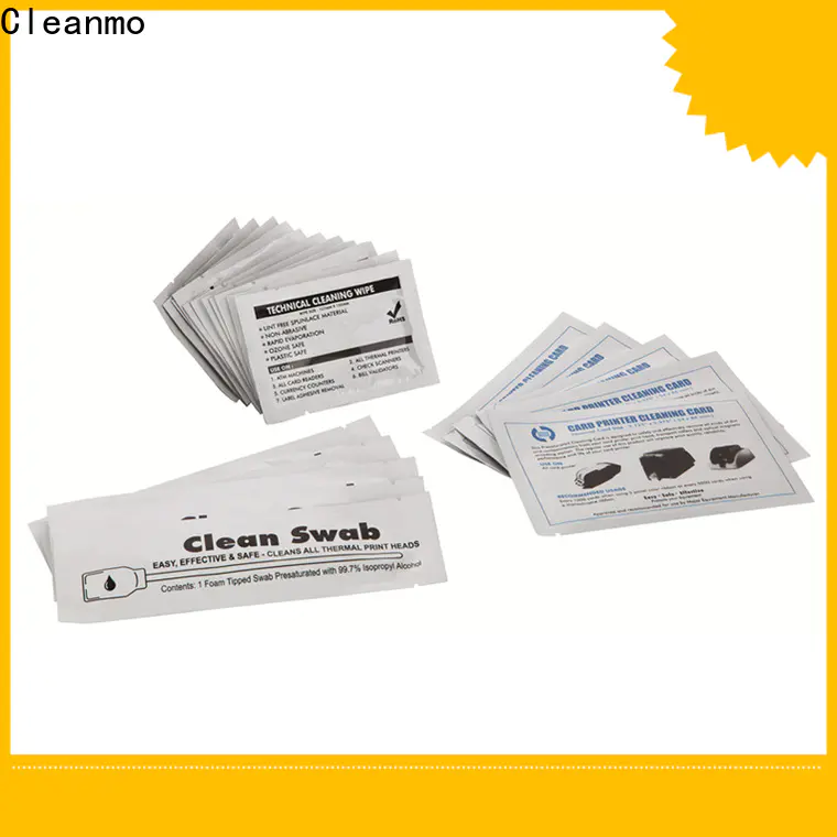 Cleanmo cost-effective Evolis Cleaning cards supplier for Cleaning Printhead