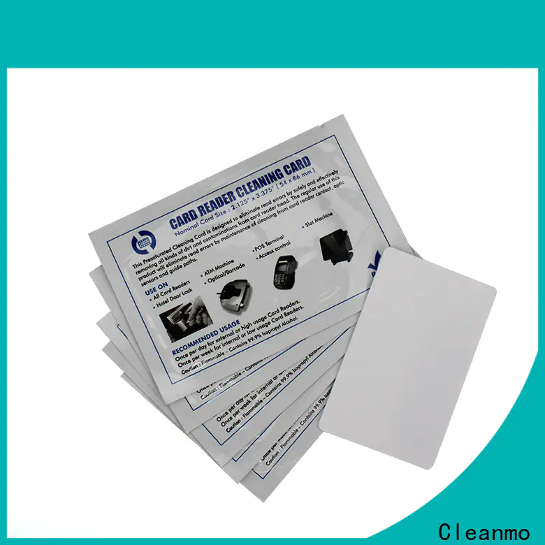 Cleanmo Bulk purchase OEM printer cleaning card factory for ImageCard Select