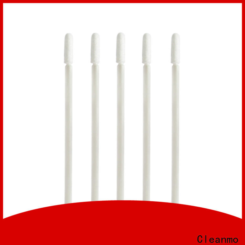 Bulk purchase custom medical cotton swab green handle wholesale for Micro-mechanical cleaning