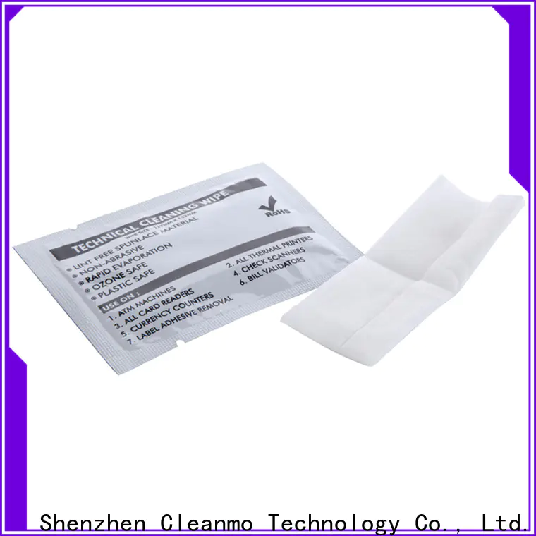 Bulk buy high quality printer wipes 40% Rayon supplier for Check Scanners