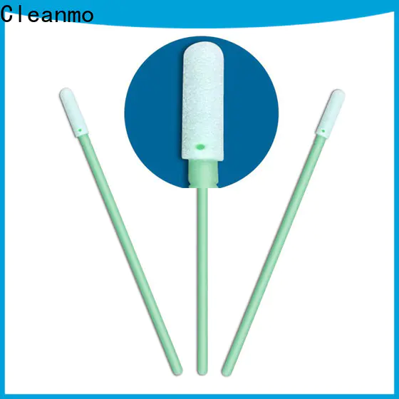 Cleanmo small ropund head cotton bud sticks manufacturer for Micro-mechanical cleaning