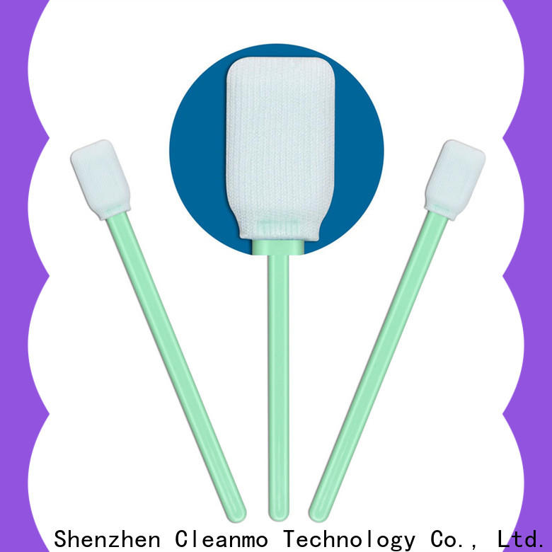 Cleanmo excellent chemical resistance cleanroom swabs foam manufacturer for microscopes