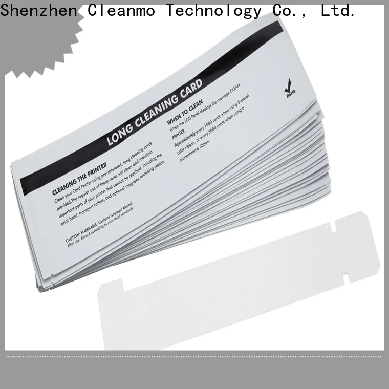 Wholesale custom zebra cleaning card blending spunlace supplier for ID card printers