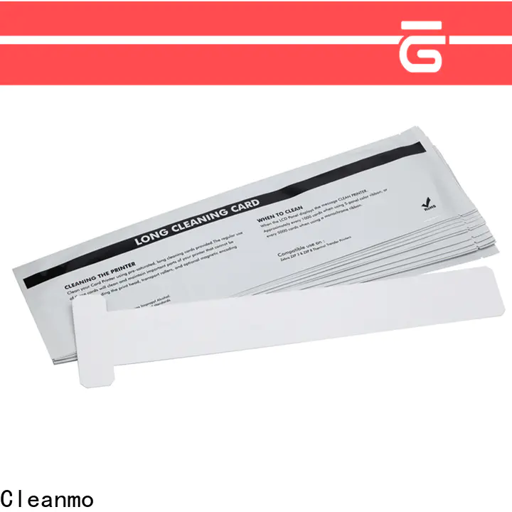 Cleanmo Bulk buy custom zebra printer cleaning cards wholesale for ID card printers