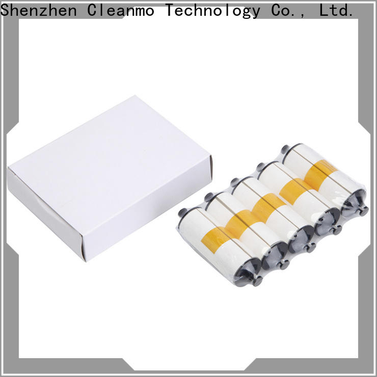 Cleanmo safe zebra printhead cleaning factory for ID card printers