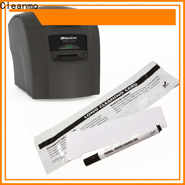 Cleanmo Wholesale OEM AlphaCard Printer Cleaning Cards manufacturer for AlphaCard PRO 100 Printer