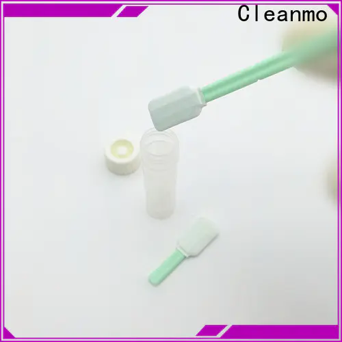 Cleanmo 100% polyester sterile swab stick manufacturer for the analysis of rinse water samples