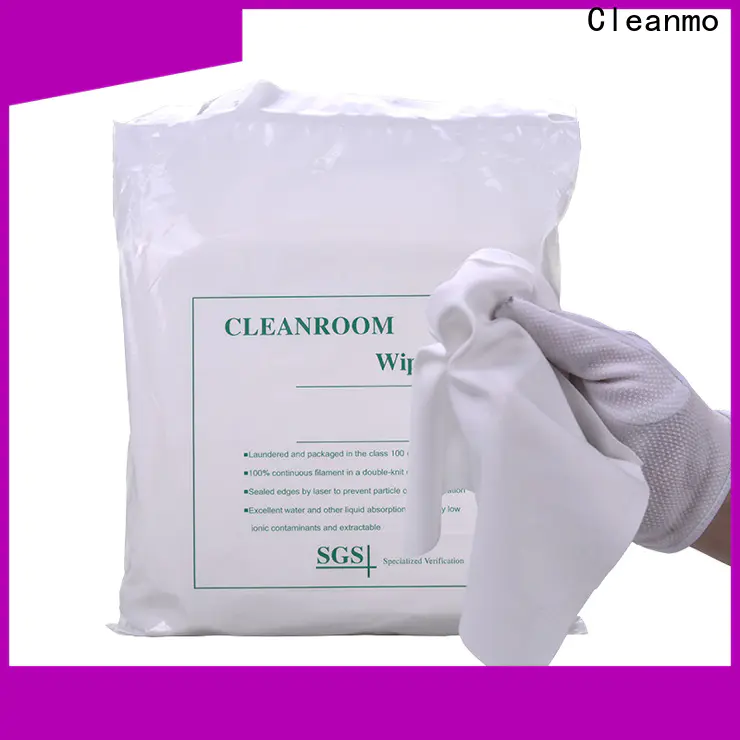 Cleanmo cutting edge polyester wipes wholesale for medical device products