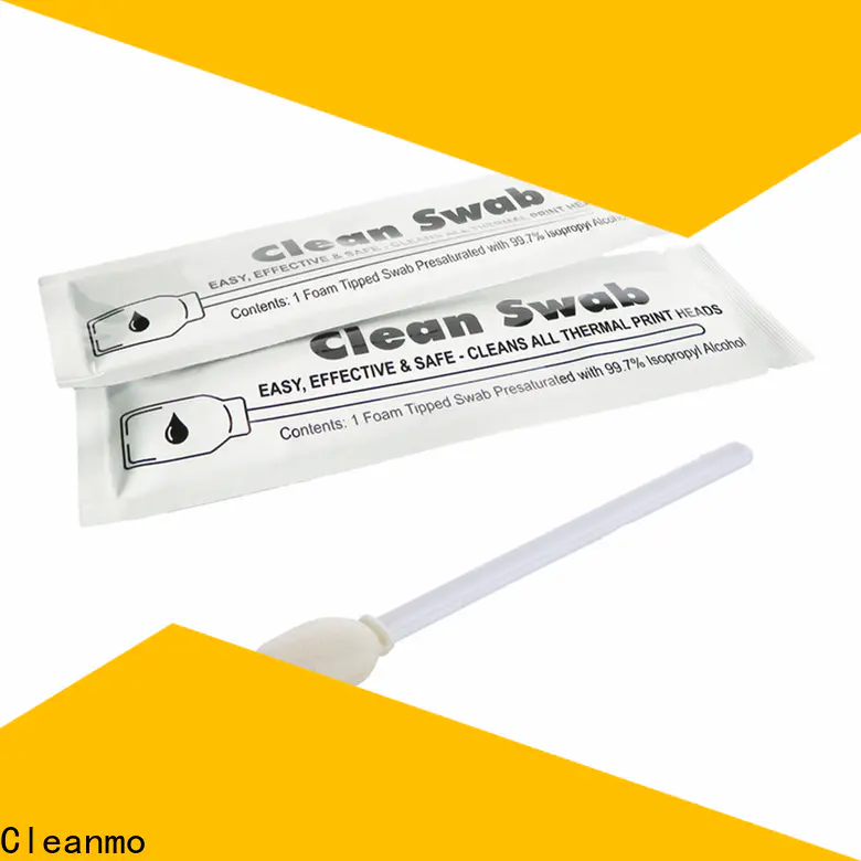 Cleanmo Bulk purchase solvent printer cleaning swabs factory for ATM/POS Terminals