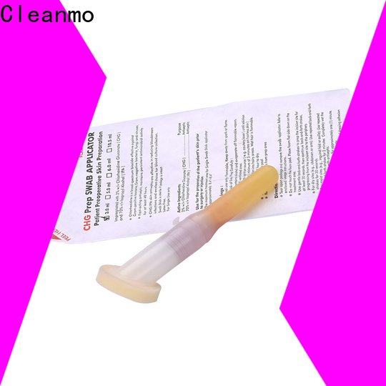 Wholesale best CHG applicators long plastic handle with 2% chlorhexidine gluconate manufacturer for biopsies