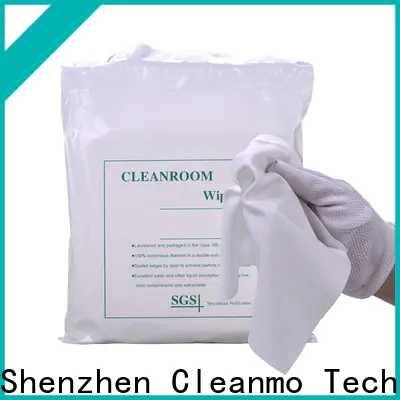 Cleanmo Bulk buy lint free clean room wipes wholesale for Stainless Steel Surface