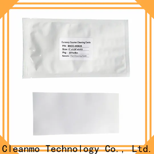 Cleanmo eftpos cleaning card factory price for Currency Counter