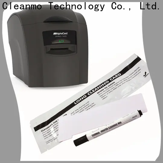 Cleanmo Aluminum foil packing AlphaCard Printer Cleaning Kits manufacturer for AlphaCard PRO 100 Printer