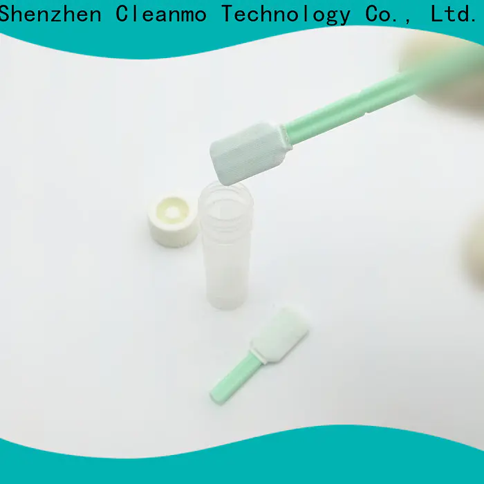 Cleanmo Wholesale ODM sterile q tips manufacturer for test residues of previously manufactured products