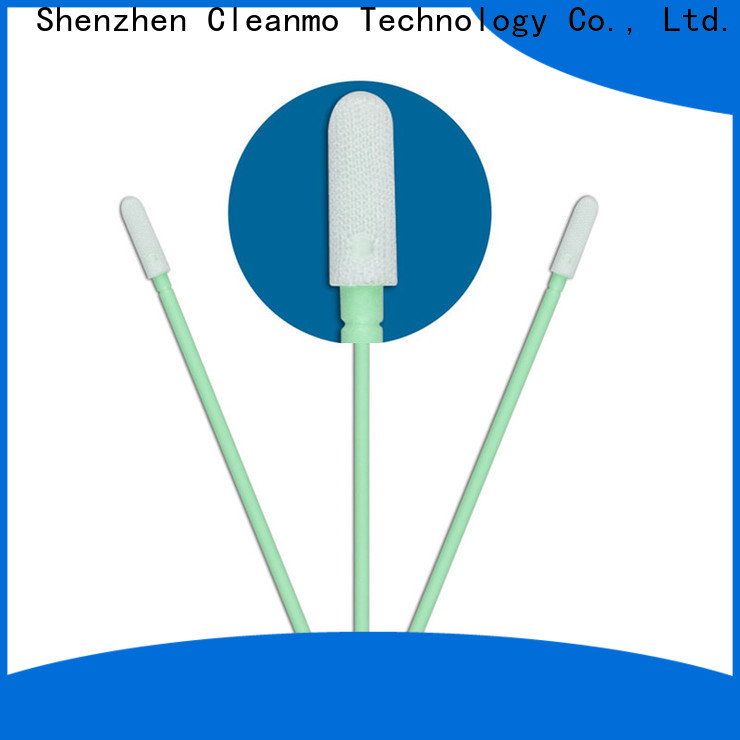 Cleanmo ESD-safe Disposable Microfiber Swabs factory price for Micro-mechanical cleaning