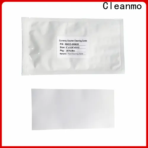 Cleanmo currency counter cleaning card supplier for Counting Equipment