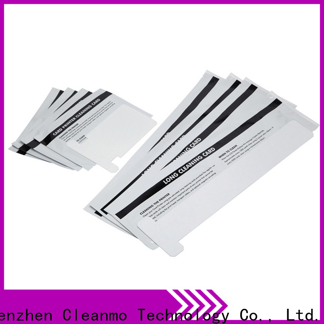OEM zebra printhead cleaning non woven manufacturer for ID card printers
