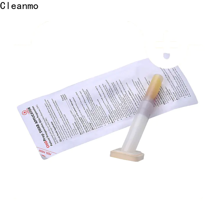 Cleanmo medical grade 100PPI open-cell polyurethane foam cotton applicator factory for surgical site cleansing after suturing