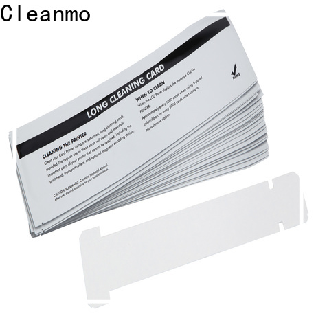 Cleanmo pvc zebra printhead cleaning factory for ID card printers
