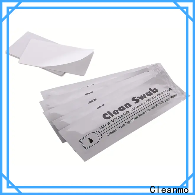 Cleanmo Aluminum Foil clean printer head factory price for Evolis printer