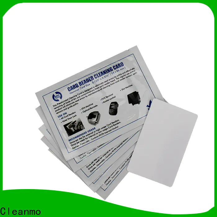 Cleanmo low-tack adhesive paper datacard cleaning kit manufacturer for ImageCard Magna