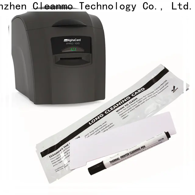 Cleanmo Wholesale AlphaCard Printer Cleaning Cards manufacturer for AlphaCard PRO 100 Printer