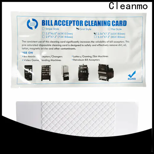 Bulk buy high quality dollar bill acceptor cleaning cards pvc manufacturer for readers