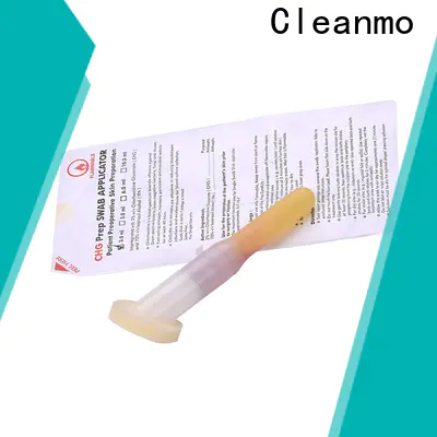 Cleanmo long plastic handle with 2% chlorhexidine gluconate sterile applicators manufacturer for dialysis procedures
