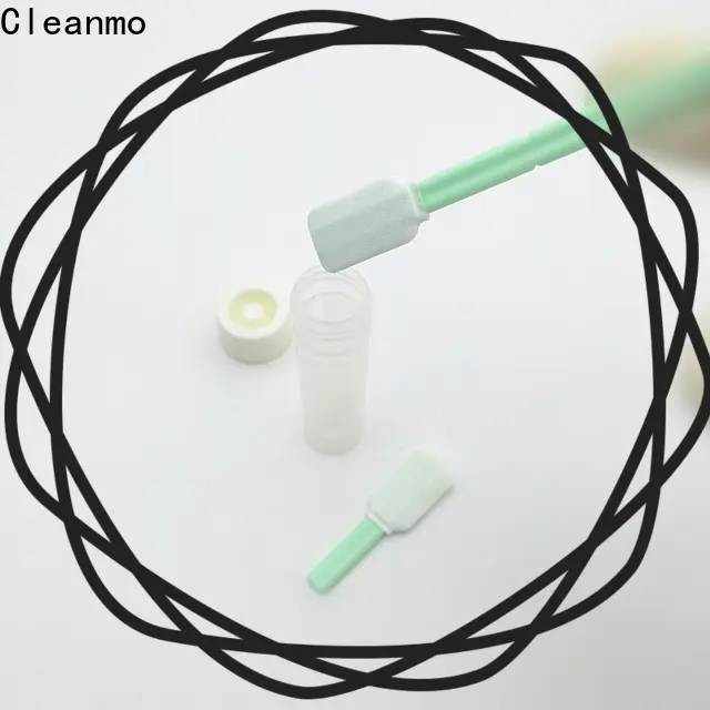 Cleanmo Bulk buy OEM sterile q tips factory price for test residues of previously manufactured products