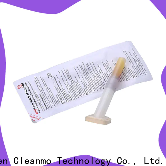 Cleanmo medical grade 100PPI open-cell polyurethane foam CHG applicators wholesale for surgical site cleansing after suturing