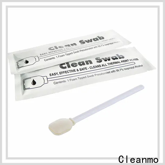 Cleanmo Sponge solvent printer cleaning swabs supplier for ID Card Printers
